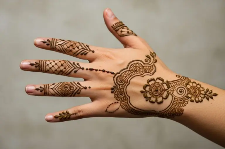Minimalist Mehndi Designs