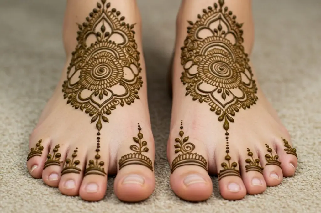 Foot Mehndi Designs
