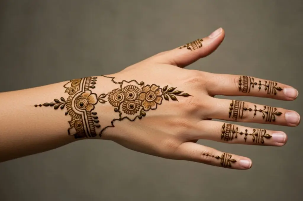 Minimalist Mehndi Designs