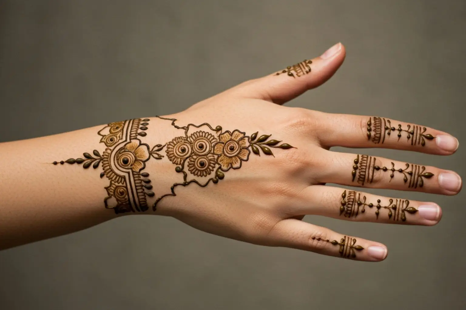 Minimalist Mehndi Designs
