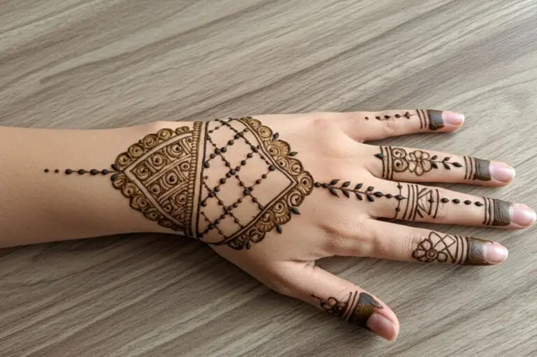 Minimalist Mehndi Designs