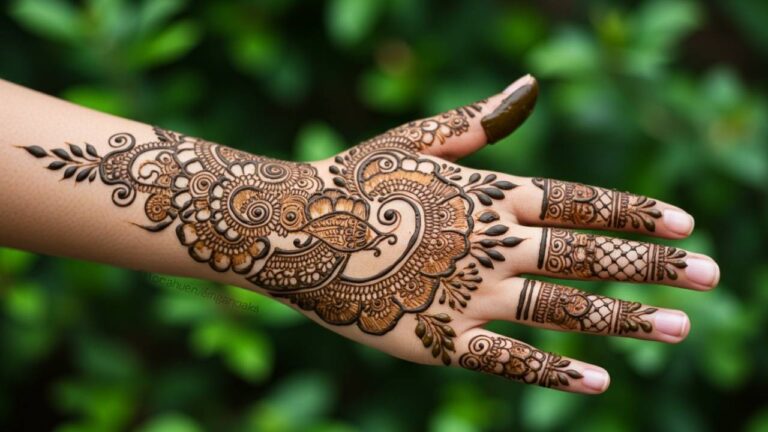 Arabic Vein and Vines Design