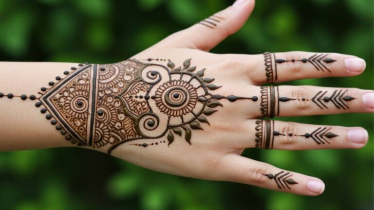 Arrow Cuff Mandala Mehndi