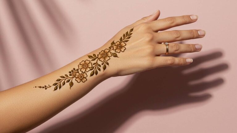 Backhand Spiral Vine Mesh