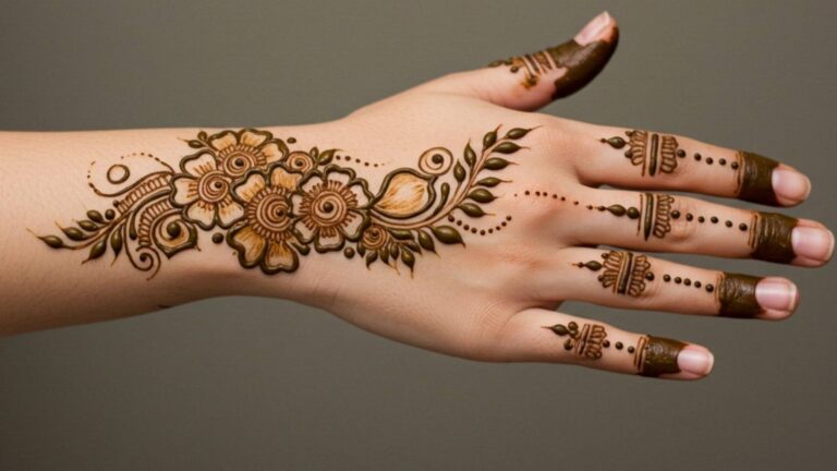 Bloom Veil Mehndi
