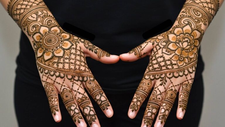 Bloom Wrap Bridal Mehndi