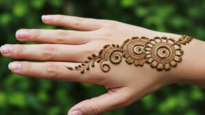 Bold Bloom Lotus Mehndi