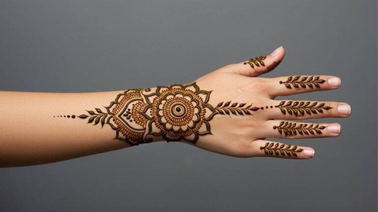 Cross-Vine Tikka Design