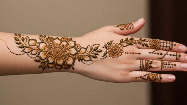 Crowned Cluster Mehndi
