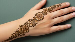 Curvy Bloom String Mehndi