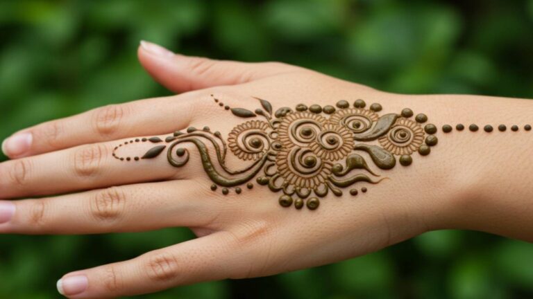 Dot Path Paisley Mehndi