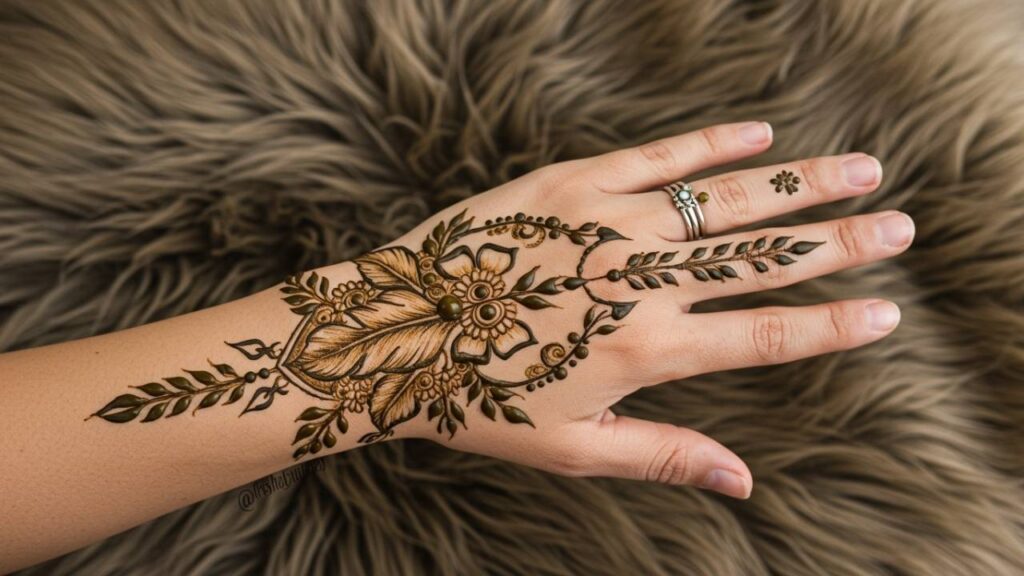 Floral Cuff Design