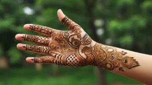 Indo-Arabic Diagonal Swirl