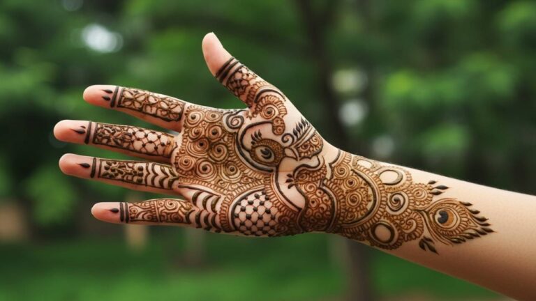 Indo-Arabic Diagonal Swirl