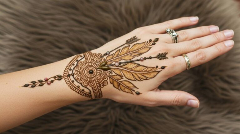 Peacock Feather Path