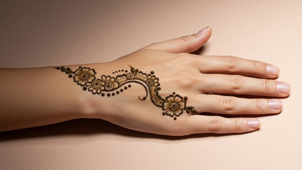 Straight Line Petal Chain