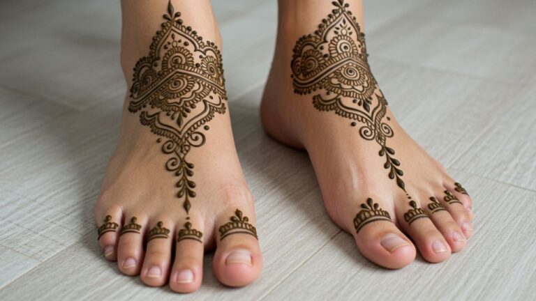 Majestic Dome Anklet Mehndi