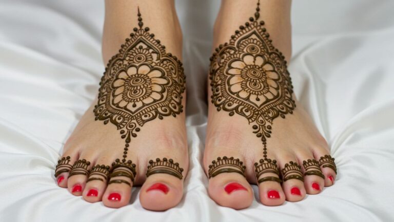 Mandala Anklet Dulhan Mehndi