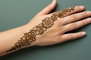Curvy Bloom String Mehndi