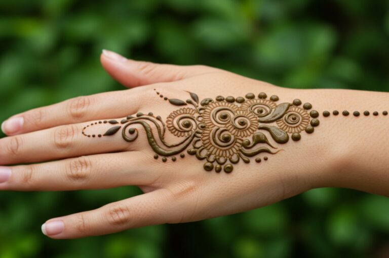 Dot Path Paisley Mehndi