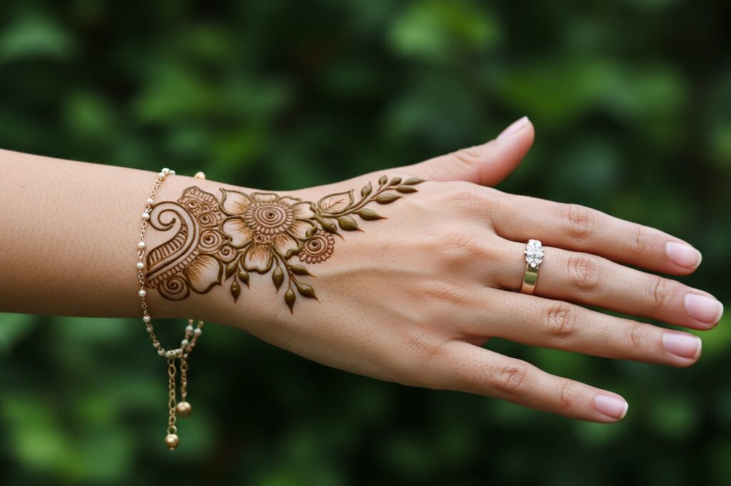 Bracelet Loop Vine Mehndi