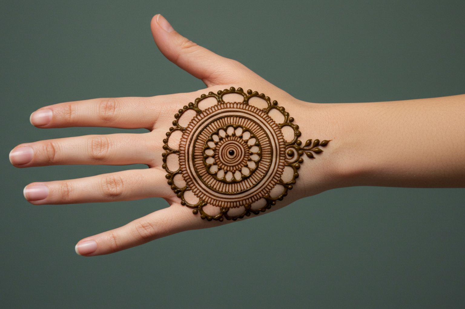 Mandala Radiance Circle Mehndi