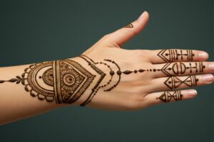 Arrow Cuff Mandala Mehndi