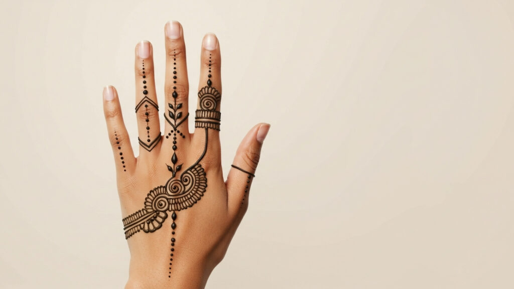 Royal Chain Dot Mehndi