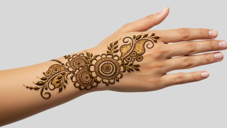 Paisley Glow Mehndi Design