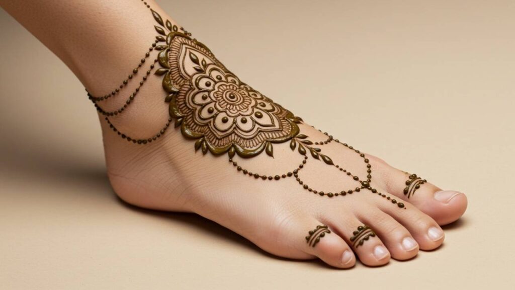 Bold Toe Finger Tips Design