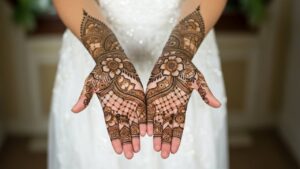 Bridal Bloom Back Hand Design
