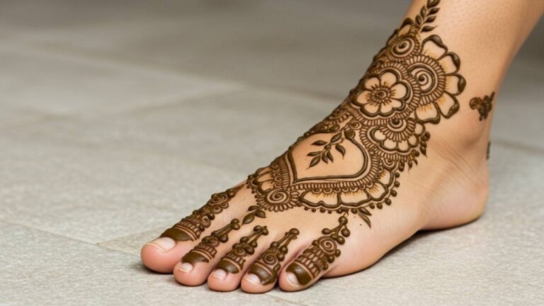 Crowned Petal Toe Design