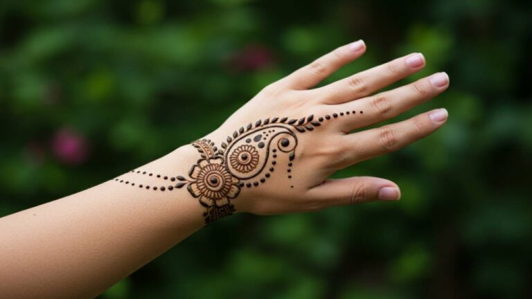 Diagonal Floral Wrap