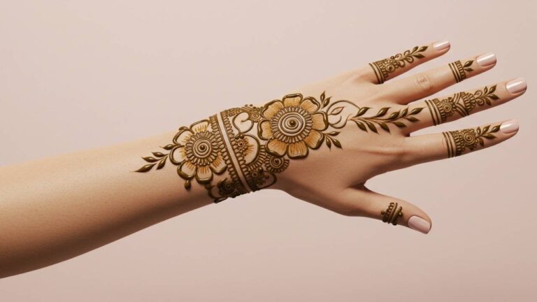 Floral Medallion Back