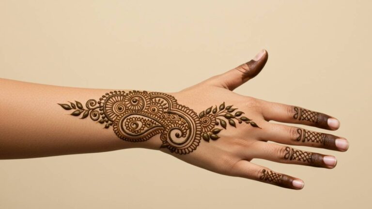 Floral Spine Flow.Simple Design