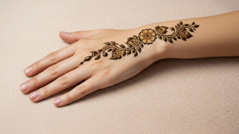 Floral Wrist Bloom.Simple Design
