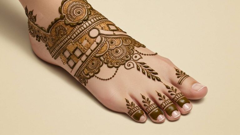 Henna Anklet with Loops