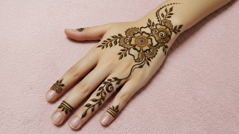 Intricate Palm Crest.Simple Design