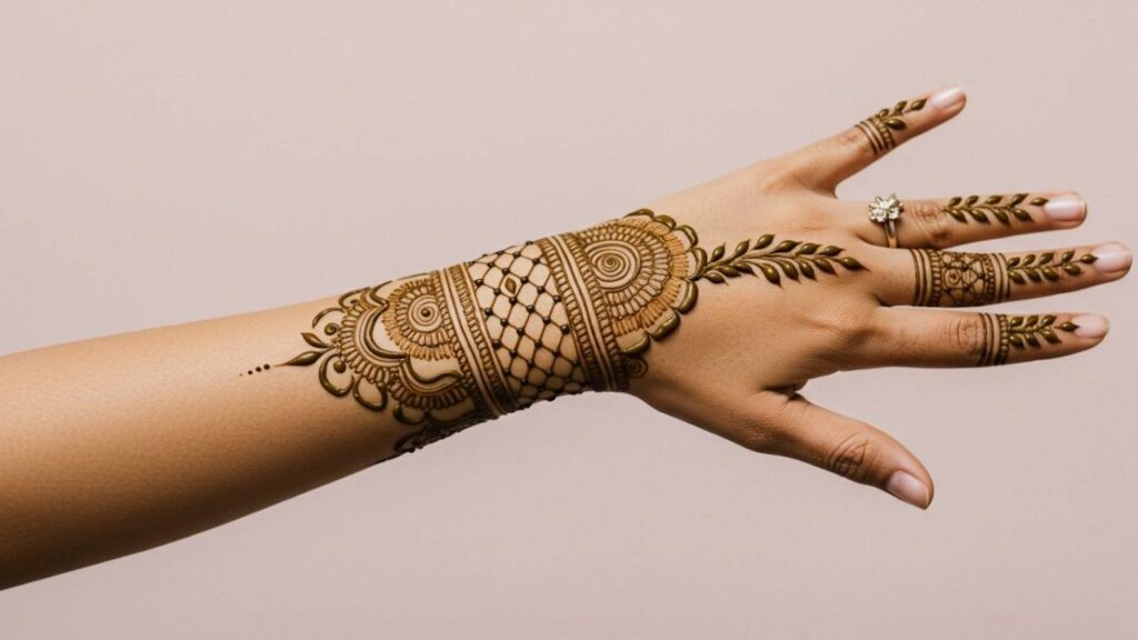 Jewelry Style Henna Motif