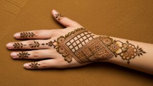 Minimal Dot Net Mehndi.Simple Design