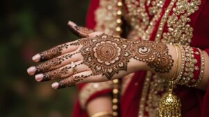 Mirror Reflection Mehndi