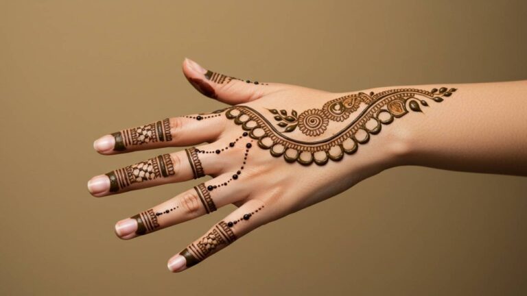 Moonlit Leaflet Array.Simple Design