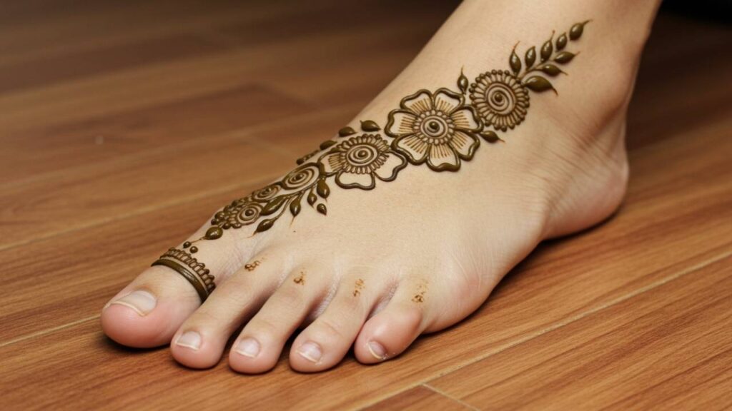Mughal Era Inspired Foot Art