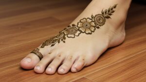 Mughal Era Inspired Foot Art