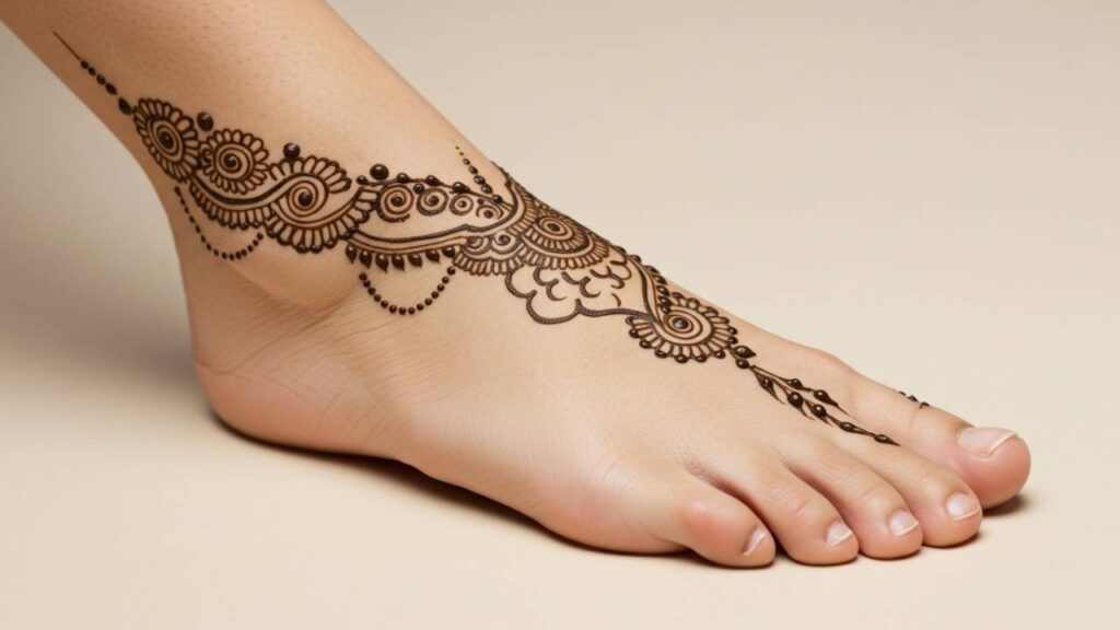 Petal Cuff Toe Wrap Pattern
