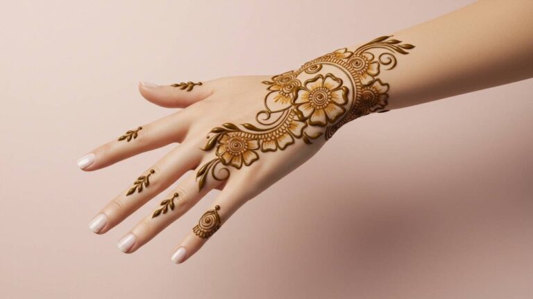 Petal Power Bridal Henna