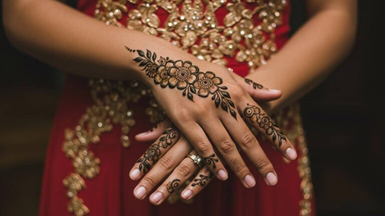 Regal Layered Palm Design