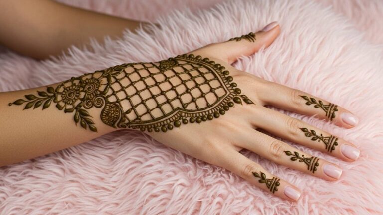 Royal Beaded Net.Simple Design