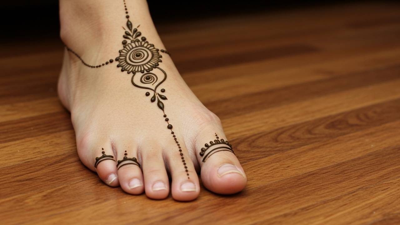 Side Drop Anklet Art