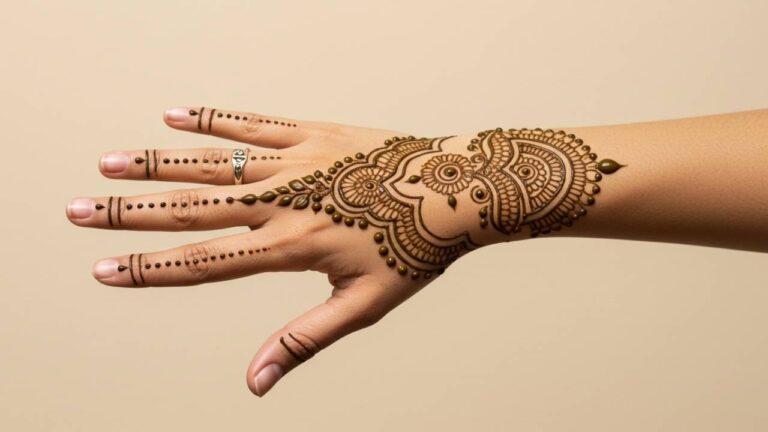 Spiral Bold Back Hand Patch.Simple Design